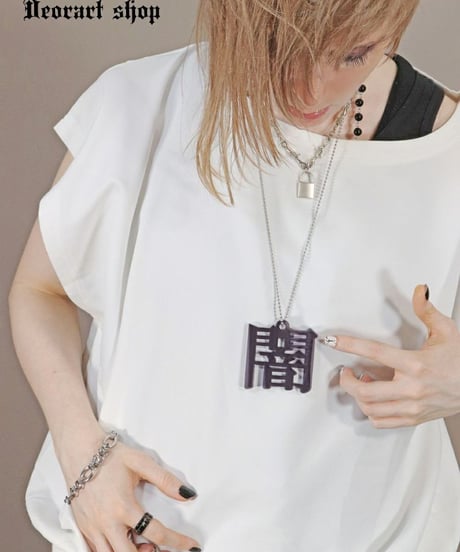 Deorart  GD008 アクリル BIGチャーム ネックレス＆ペンダント [闇-yami-]