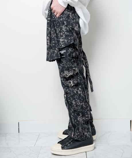 BACKSTAGEPASS　NGS4204　MALCOLM(マルコム)ボンテージ カーゴ パンツ(GRAY)