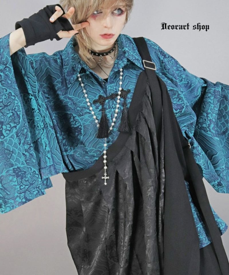 Deorart DRT2837 【Deorart 百奇夜行】 袈裟風 レイヤードベスト |