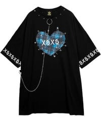 LISTEN FLAVOR  2513505　束縛のキスハグ チェーン付ビッグトップス