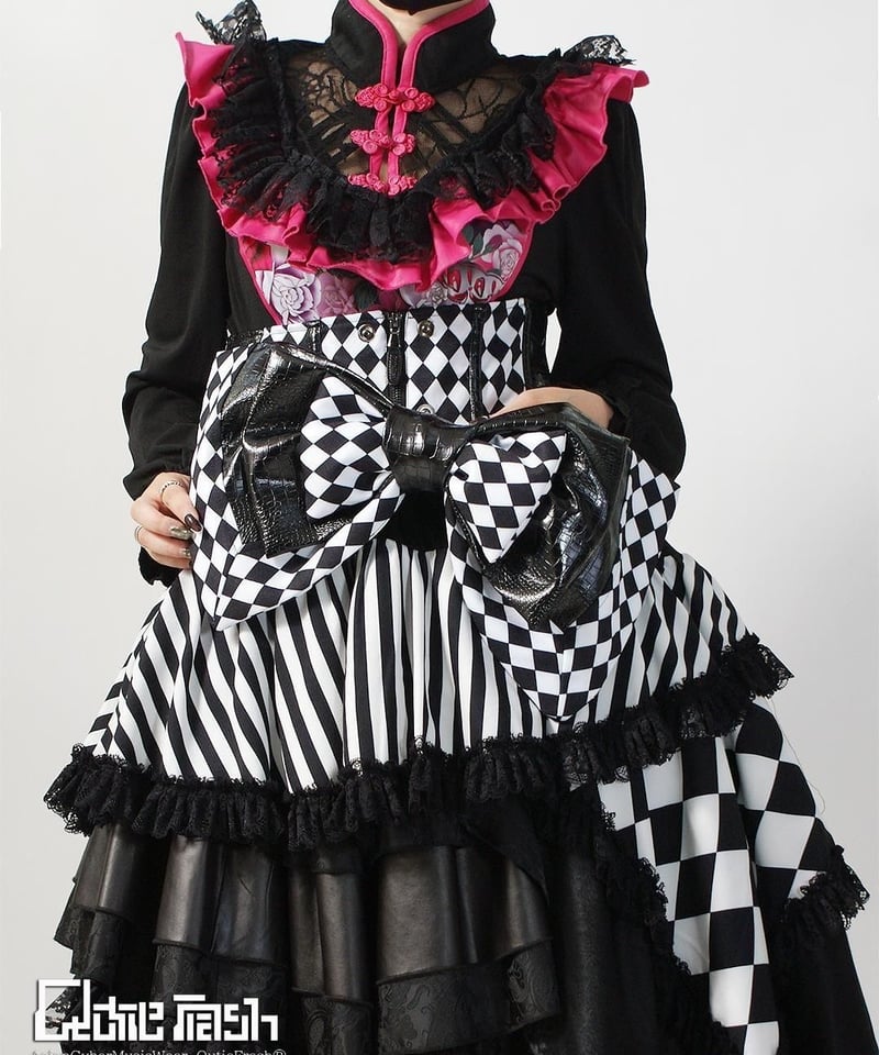 キューティーフラッシュ　リボン帯付きコルセット Qutie Frash 9909CT リボン帯コルセット | TyCHE Maria na