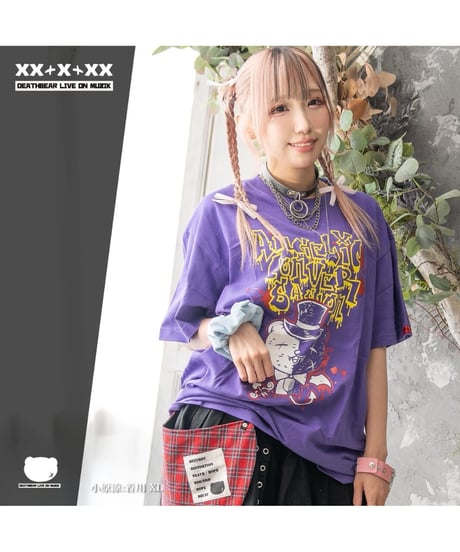 DEATHBEAR/デスベア　【ANGELIC CONVERSATION】T-Shirts （VIOLET PURPLE）
