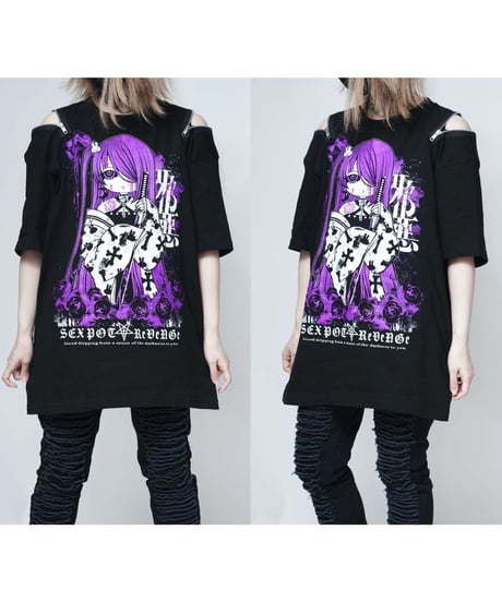 SEXPOT ReVenGe   sa681522 Shoulder Zip Original Cutsew 迦愚夜姫