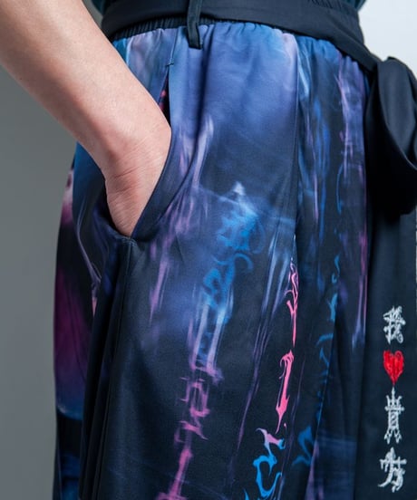 BACKSTAGEPASS　AGS4015　WABI-SATORI(ワビ-サトリ)ハカマパンツ(BLACK)