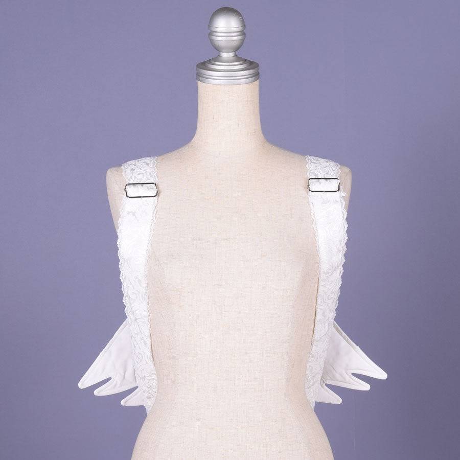 h.NAOTO 悪魔の翼リュック h.NAOTO Angel Wing Backpack / WH | TyCHE Maria