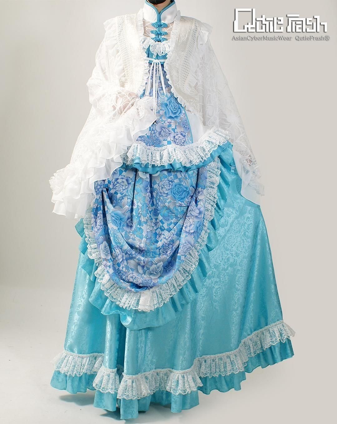 Qutie Frash 9870-SK 和柄ロングスカート | TyCHE Maria n