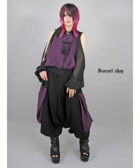 Deorart  DRT2879 ボックスパーツ・バルーンサルエルパンツ