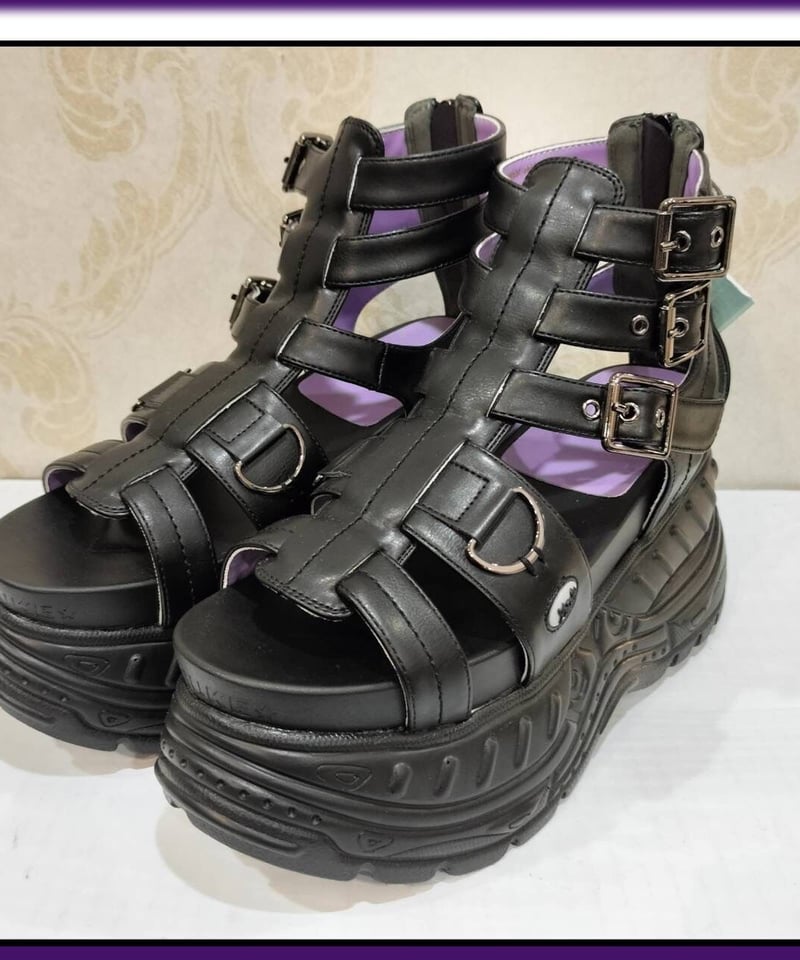 ヨースケ厚底サンダル(44680019)BL YOSUKE 4468036 BL 厚底サンダル （ブラック） | TyCHE Maria