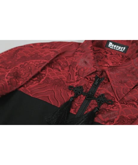 Deorart  DRT2872 [GOTH CHINA] 中華柄 切替え BIGシャツジャケット