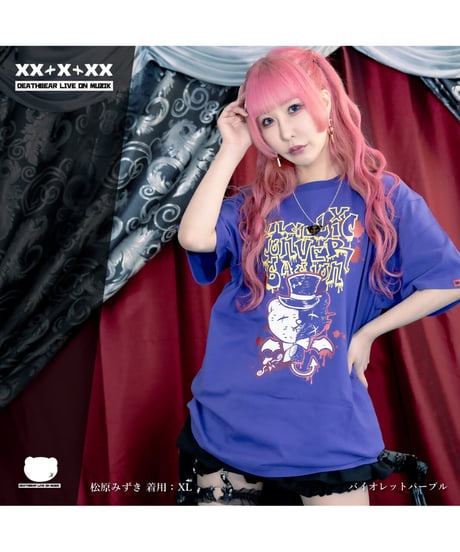 DEATHBEAR/デスベア　【ANGELIC CONVERSATION】T-Shirts （VIOLET PURPLE）