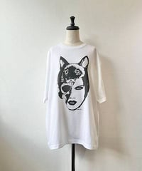 hellbent-lab./ヘルベントラボ　hybrid BIGシルエットTシャツ（M/L）