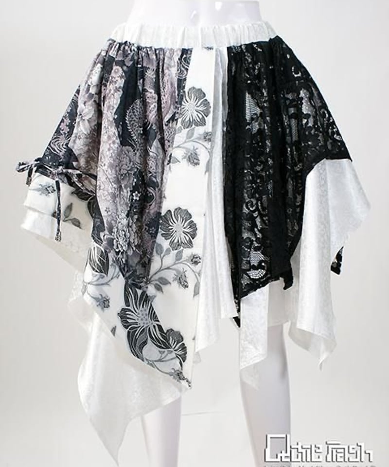 Qutie Frash 2004-SK 和柄アシメスカート | TyCHE Maria na