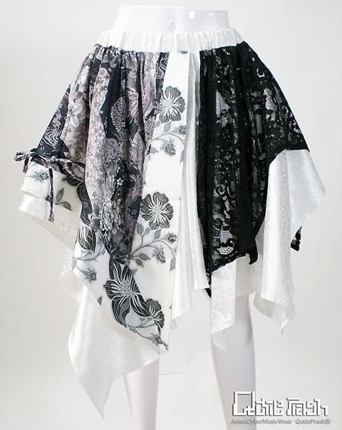 Qutie Frash 2004-SK 和柄アシメスカート | TyCHE Maria na