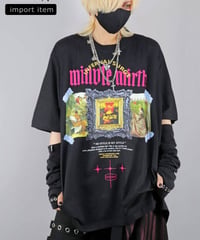 Deorart  IPT015 オーバーサイズTシャツ [Gothic Art Collage ](L/LLサイズ)