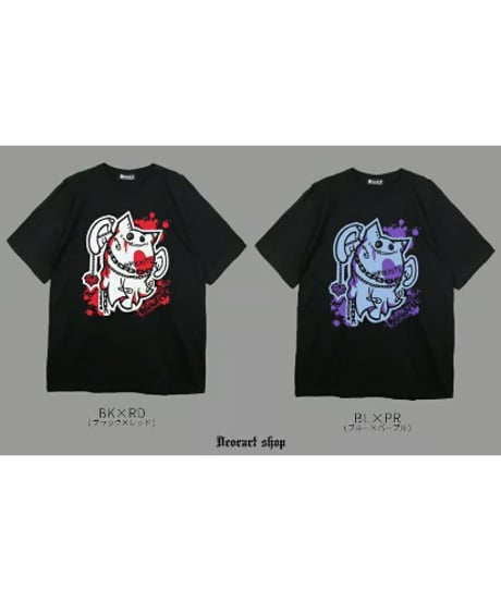 Deorart  DRTP010 オーバーサイズ・プリントTシャツ【ぎぜんしゃ】 [ネコラ NECOLA 天使][Deorart Record]