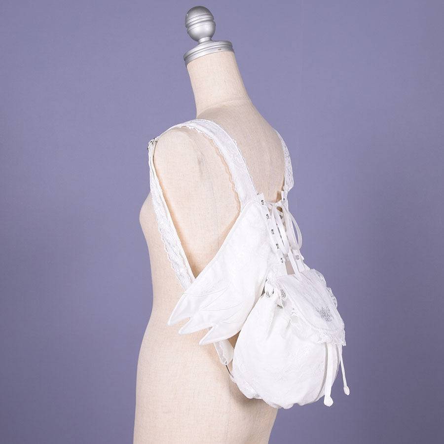 h.NAOTO Angel Wing Backpack / WH | TyCHE Maria