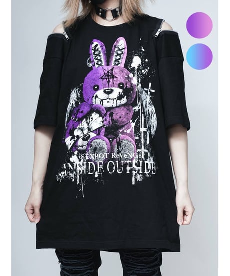 SEXPOT ReVenGe   sa681520 Shoulder Zip Original Cutsew Fake Bunny