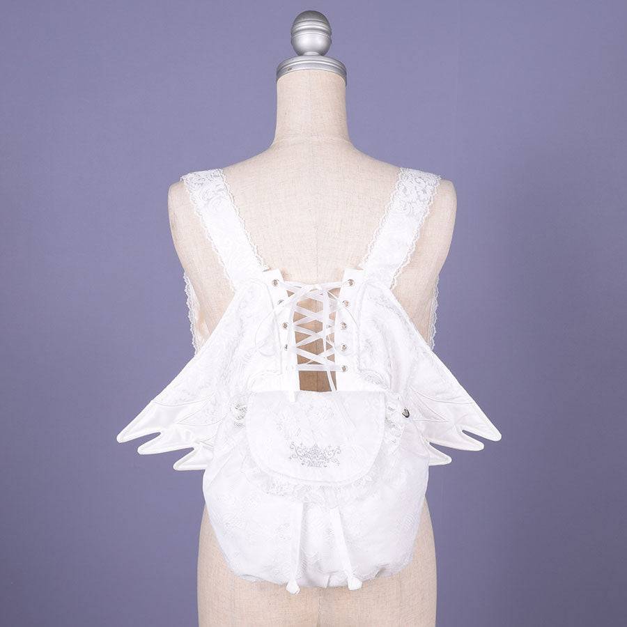 h.NAOTO 悪魔の翼リュック h.NAOTO Angel Wing Backpack / WH | TyCHE Maria