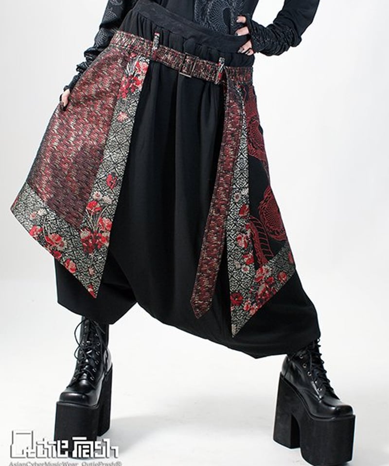 Qutie Frash 9825-PT ラップ付きサルエルパンツ | TyCHE Mari Qutie Frash 9825-PT ラップ付きサルエルパンツ | TyCHE Mari