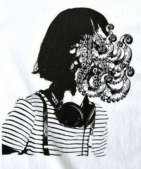 hellbent-lab./ヘルベントラボ　クトゥルフなあの子 BIGシルエットTシャツ（M/L）