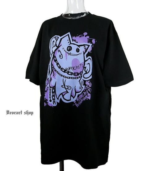 Deorart  DRTP010 オーバーサイズ・プリントTシャツ【ぎぜんしゃ】 [ネコラ NECOLA 天使][Deorart Record]