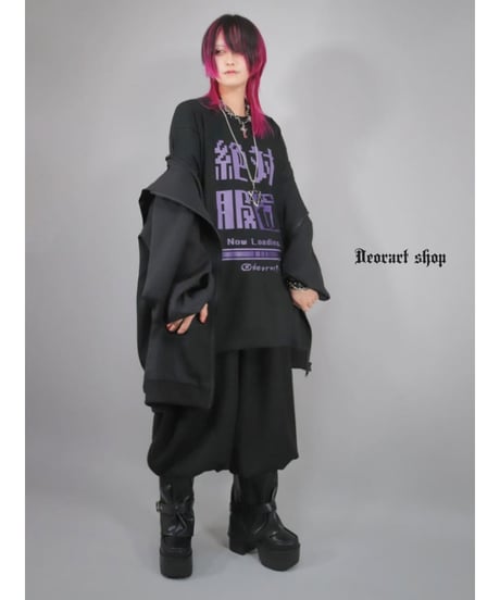 Deorart  DRTP018 オーバーサイズ・プリント T [絶対服従　-want to be your slave-]