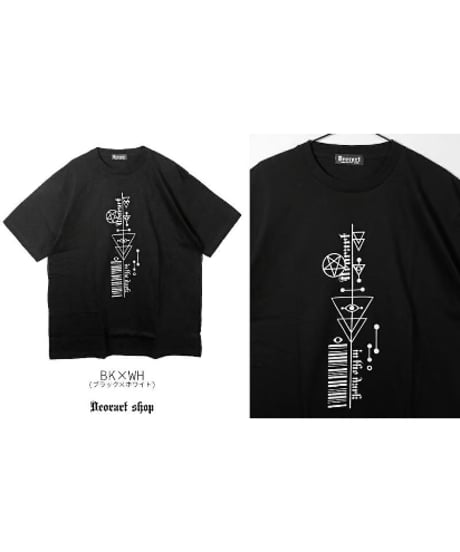 Deorart  DRTP005 オーバーサイズ・プリントTシャツ [gothic eye][Deorart Record]
