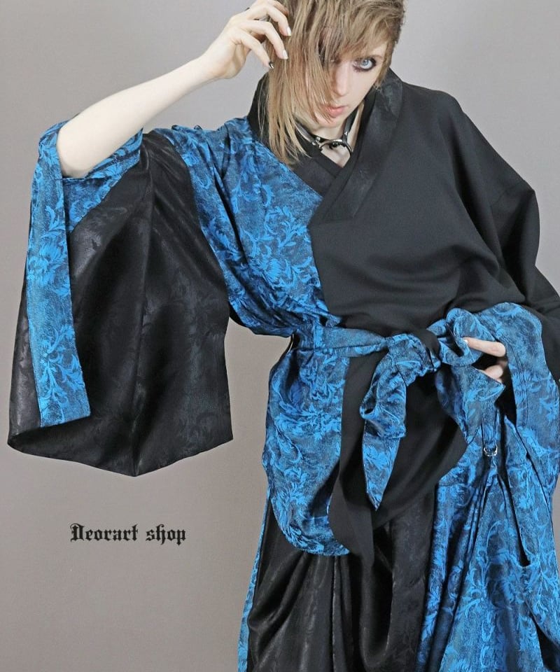 新古品！ストラップ＊タテ柄＊黒＆グレー＊着物＊トールサイズ＊１６８ｃｍ＊裄７２ 新古品！ストラップ＊タテ柄＊黒＆グレー＊着物＊トールサイズ＊