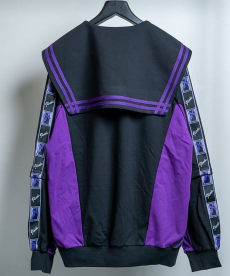 BACKSTAGEPASS　GBS5801　ALL STANDING(オール スタンディング)ジップアップ サブカル チャイナセーラー【セットアップ対応可】(PURPLE)