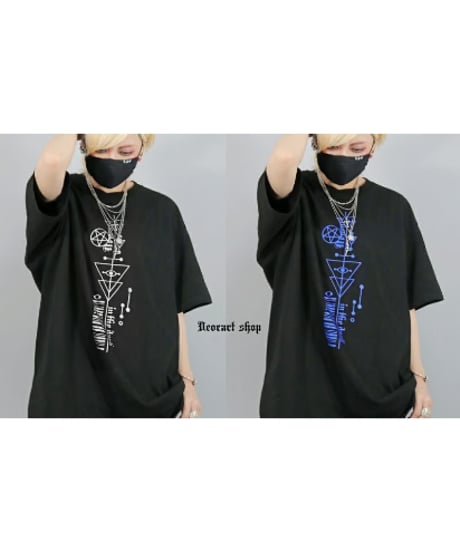 Deorart  DRTP005 オーバーサイズ・プリントTシャツ [gothic eye][Deorart Record]