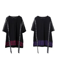 SEXPOT ReVenGe  sa681293  SHOULDER ZIP & LOGO LINE レイヤード カットソー