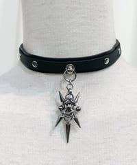 HELLCATPUNKS  HCP-AC-0373  ゴシックスパイクチョーカー