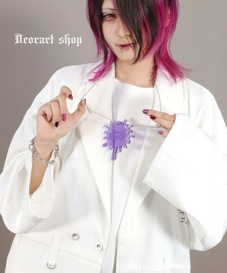 Deorart  GD007 アクリル BIGチャーム ネックレス＆ペンダント [スプラッシュ]