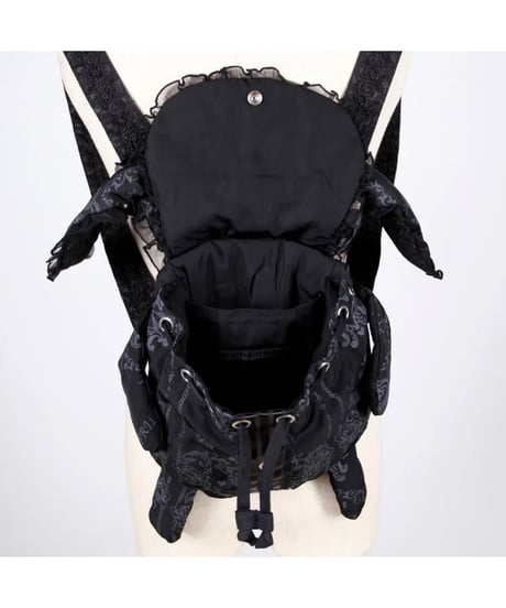 h.NAOTO　Lovely Bunny Frill Backpack / BK