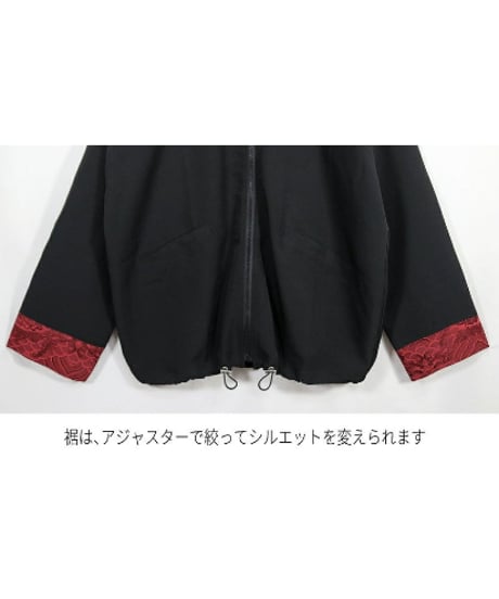 Deorart  DRT2872 [GOTH CHINA] 中華柄 切替え BIGシャツジャケット