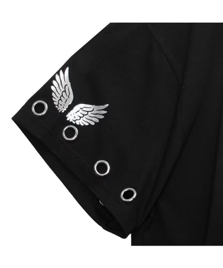 LISTEN FLAVOR　リッスンフレーバー　2613507 堕天使のハトメスタッズトップス