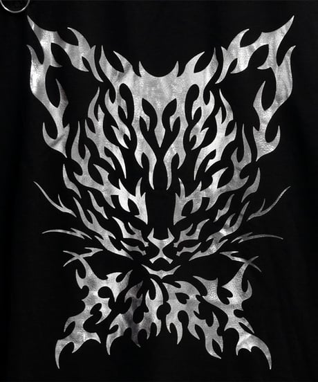LISTEN FLAVOR  2513509 キラキラネコ スリットBIGトップス