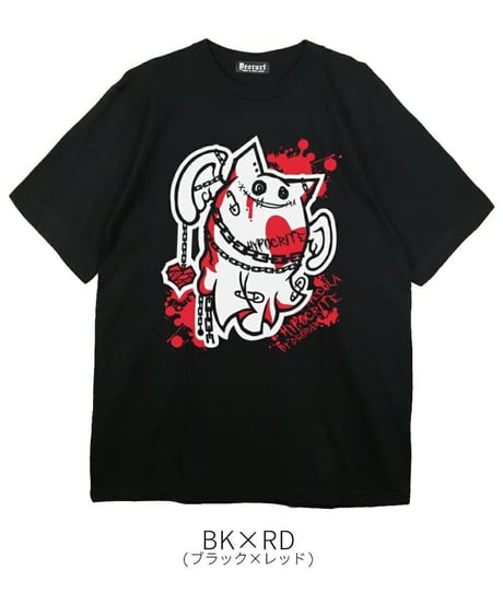 Deorart  DRTP010 オーバーサイズ・プリントTシャツ【ぎぜんしゃ】 [ネコラ NECOLA 天使][Deorart Record]