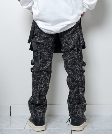 BACKSTAGEPASS　NGS4204　MALCOLM(マルコム)ボンテージ カーゴ パンツ(GRAY)