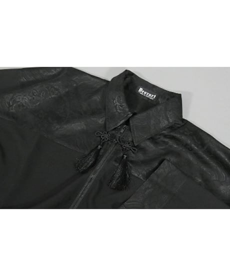Deorart  DRT2872 [GOTH CHINA] 中華柄 切替え BIGシャツジャケット