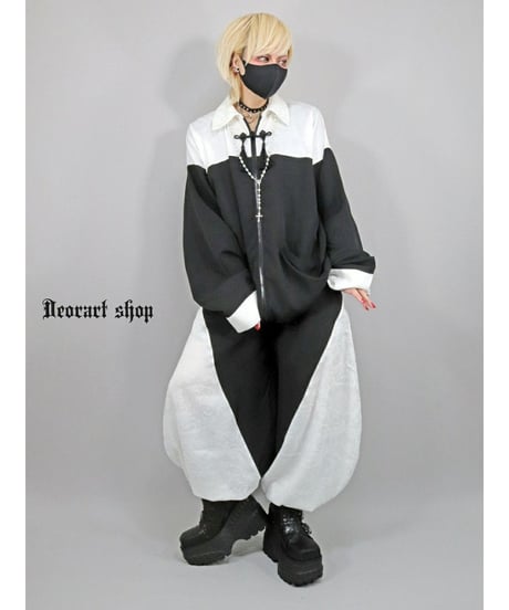 Deorart  DRT2872 [GOTH CHINA] 中華柄 切替え BIGシャツジャケット