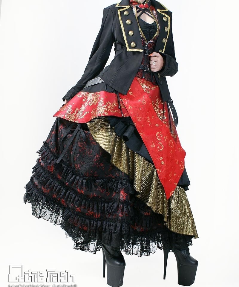 Qutie Frash 9928-SK 蜘蛛メッシュロンスカ | TyCHE Maria na