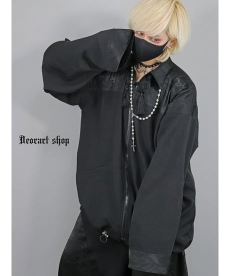 Deorart  DRT2872 [GOTH CHINA] 中華柄 切替え BIGシャツジャケット