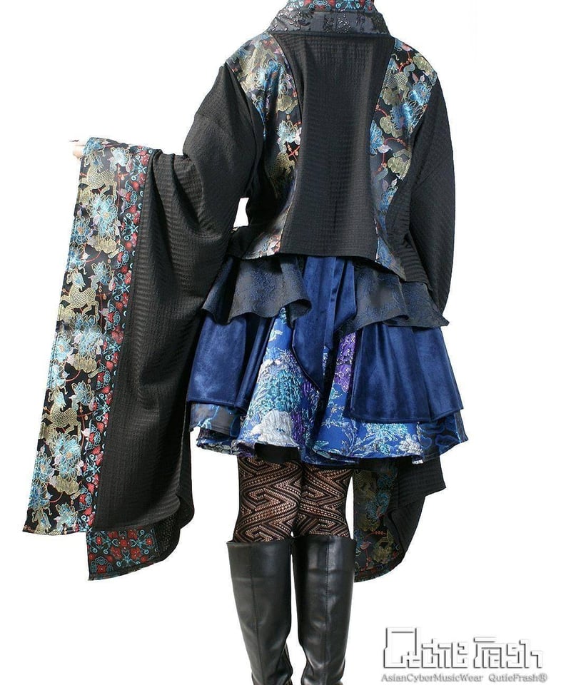 QutieFrash 和柄ショートカーデ Qutie Frash 9973-CD 着物ショートカーデ | TyCHE Maria nag