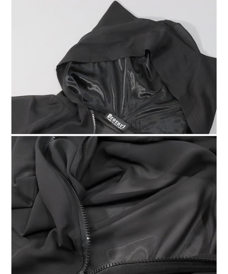 Deorart  DRT2876 [ 透け感シアー ]　ネコミミフード・シアー ジップパーカー