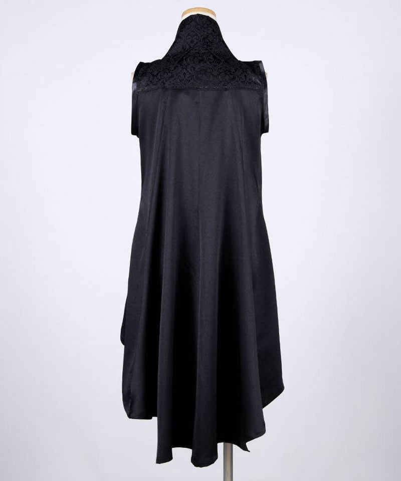 h.NAOTO Vampire Wing Lapel Sleeveless Jacket |