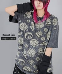 Deorart IPT101 ブリーチ・オーバーサイズTシャツ [オカルティック・アイコン]