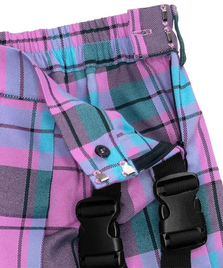 LISTEN FLAVOR  2510403  プリーツスカートレイヤードショーパン