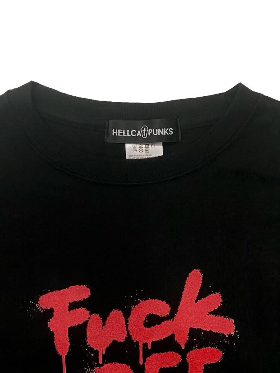 HELLCATPUNKS HCP-T-0253 FUCK OFF ビッグTシャツ | Ty