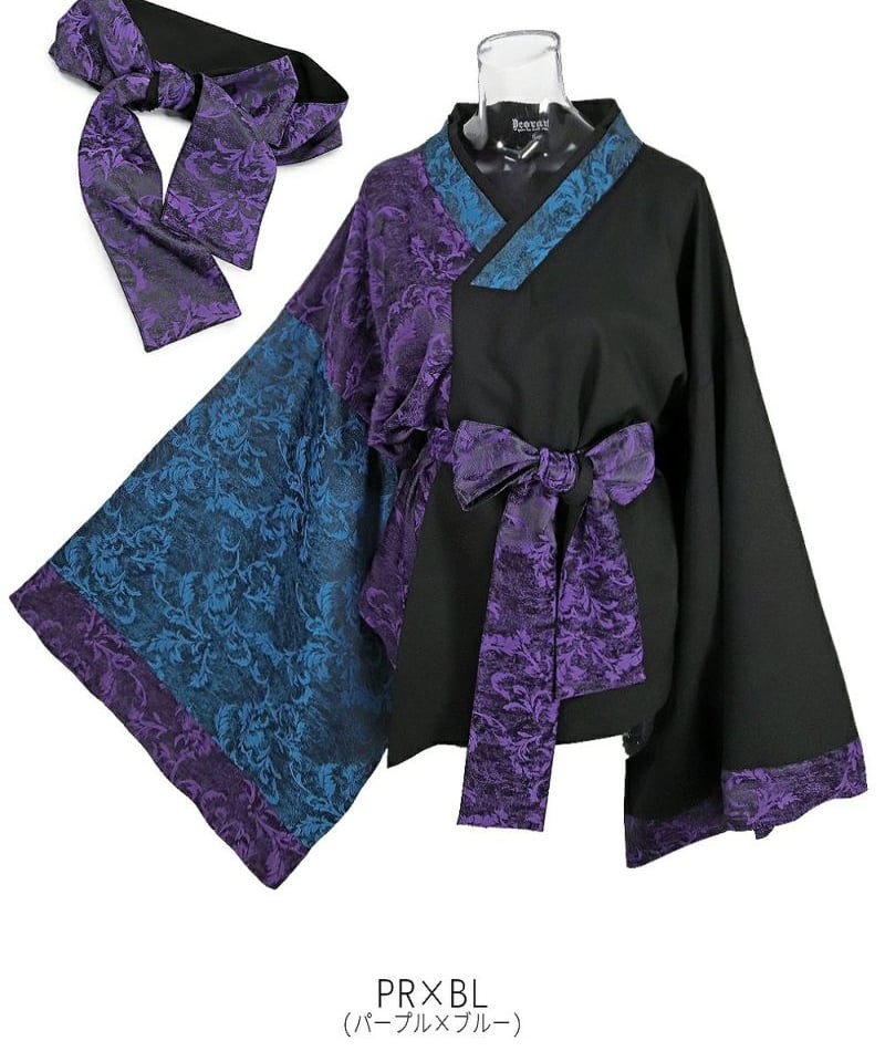 トップス YUKATA Deorart DRT2858 [GOTH CHINA] KIMONO風 トップス SET